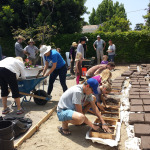 Adobe Brick-Making at the Community Garden at Holy Nativity, May 2015